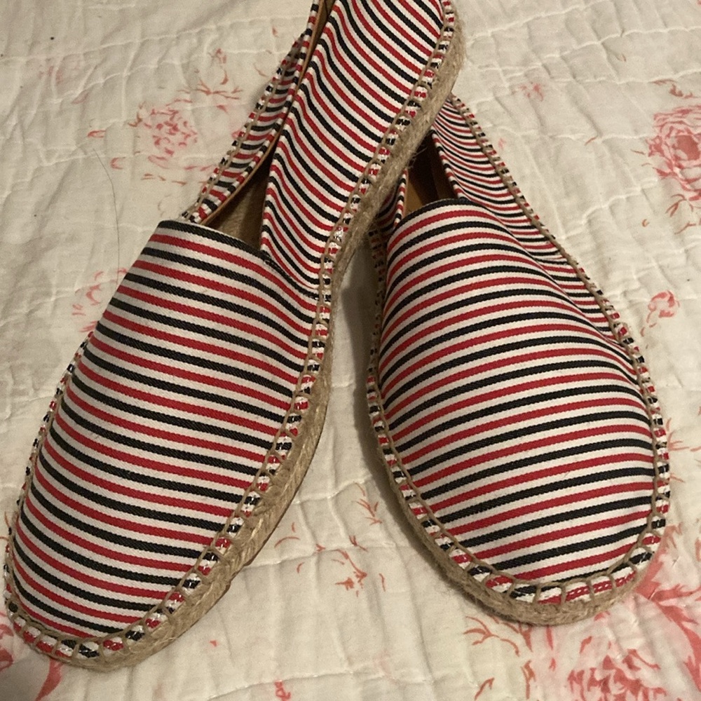 J. Crew Multicolor Striped Espadrilles